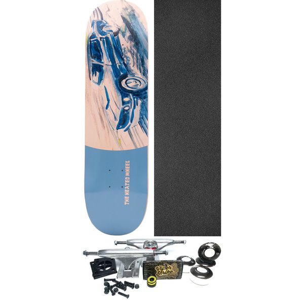 The Heated Wheel Skateboards Fast Lane Skateboard Deck - 8.38" x 32" - Complete Skateboard Bundle
